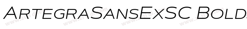 ArtegraSansExSC Bold字体转换
